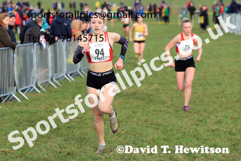 Womens Under-17s 2024 Northern Cross Country Champs., Sedgefield. Photo: David T. Hewitson/Sports for All Pics